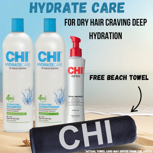 CHI Hydrate Care + free Beach Towel