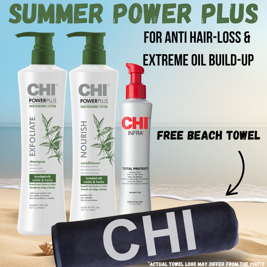 CHI Power Plus + Free CHI Towel