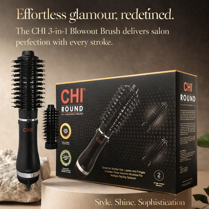 Chi 3 in 1 Round Blowout Brush